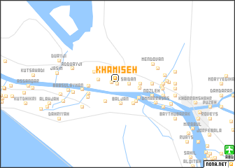 map of Khamīseh