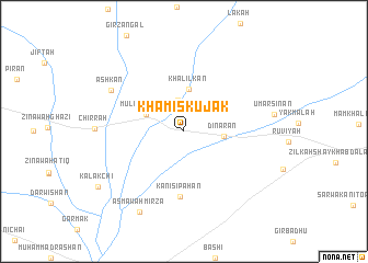 map of Khamīs Kūjak