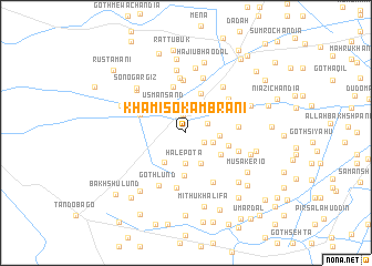 map of Khamīso Kambrāni