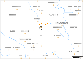 map of Khamnam