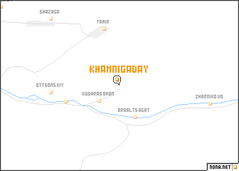 map of Khamnigaday