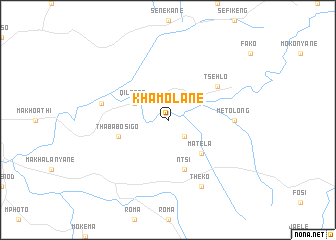 map of Khamolane