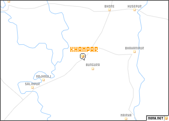 map of Khāmpār