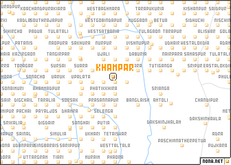 map of Khāmpār
