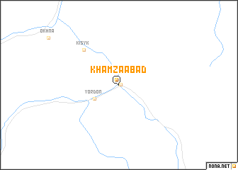 map of Khamzaabad