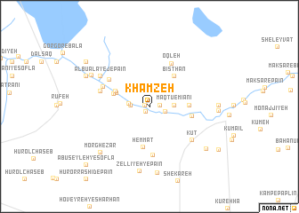 map of Khamzeh