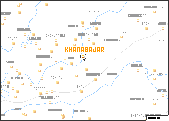 map of Khāna Bājar