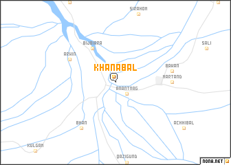 map of Khānabal