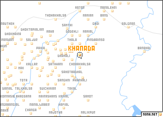 map of Khanāda