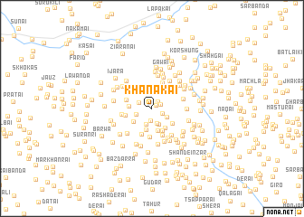 map of Khānakai