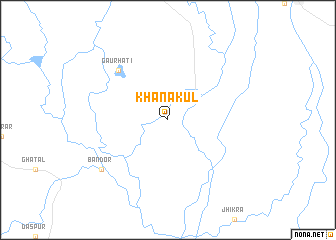 map of Khānākul