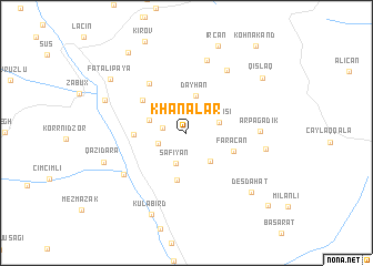 map of Khanalar