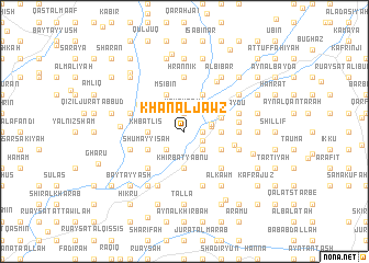 map of Khān al Jawz