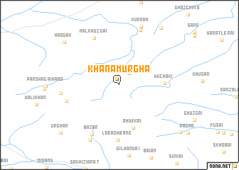 map of Khāna Murgha