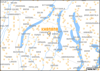 map of Khanāna