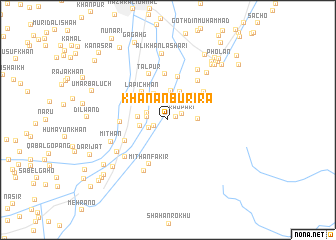 map of Khānan Burira