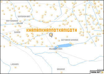 map of Khānan Khān Notkāni Goth