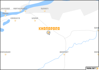 map of Khānāpāra