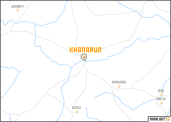 map of Khānāpur