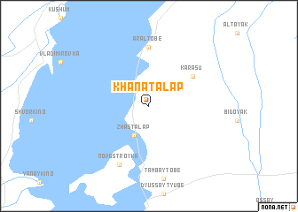 map of Khanatalap