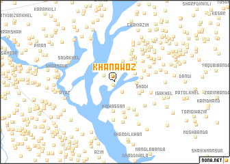 map of Khāna Woz