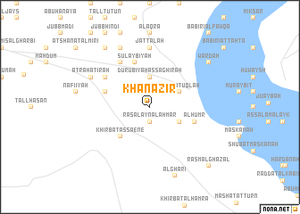 map of Khanāzīr