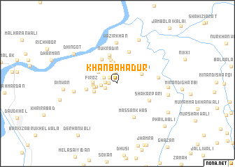 map of Khān Bahādur