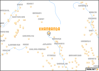 map of Khān Bānda