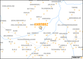 map of Khānbāz