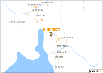 map of Khānbāz