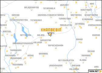 map of Khān Bebīn
