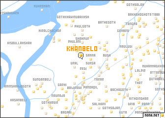 map of Khān Belo