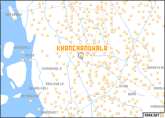 map of Khān Chandwāla