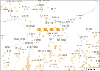 map of Khanda Bānda