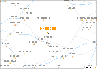 map of Khandāb