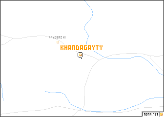 map of Khandagayty