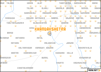 map of Khandakshetra