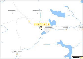 map of Khandāla