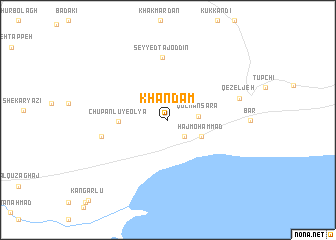 map of Khāndām