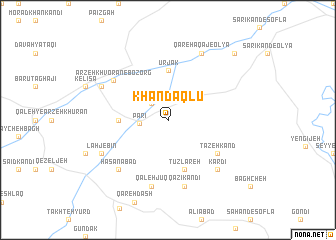 map of Khandaqlū