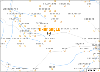 map of Khandaqlū