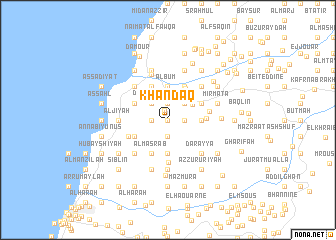 map of Khandaq