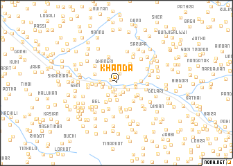 map of Khānda