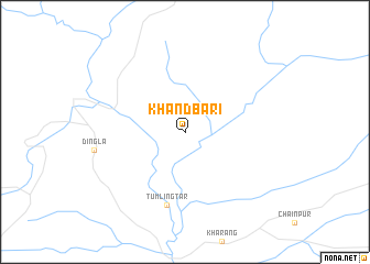 map of Khāndbāri