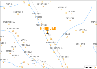 map of Khandek