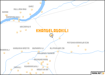 map of Khande Lādo Kili