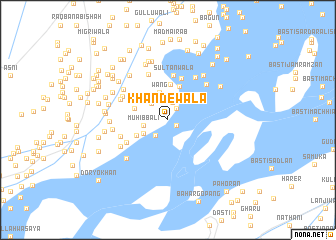 map of Khandewāla