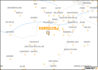 map of Khāndīzaj