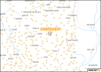 map of Khand Keri