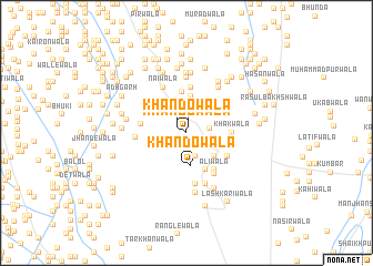 map of Khandowāla